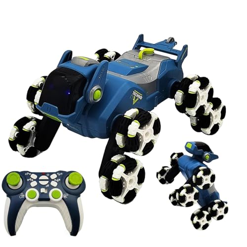 Weppduk Roboterhund RC Auto, RC Autospielzeug | Stunt-Auto-Spielzeug mit Licht, Musik und Spray - Elektrisches Driftauto-Spielzeug, Roboterhund, ferngesteuertes Autospielzeug für Kinder im Alter von von Weppduk