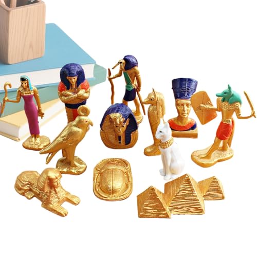 Weqizuerqi Ägyptische Statuen und Figuren, altes Ägypten Spielzeug, kreatives kognitives Dekofiguren-Set für Schulmädchen, Männer, , Frauen, Fans, Heimspielprojekte Weqizuerqi Ägyptische Statuen und Figuren, altes Ägypten Spielzeug, kreatives kognitives Dekofiguren-Set für Schulmädchen, Männer, , Frauen, Fans, Heimspielprojekte von Weqizuerqi
