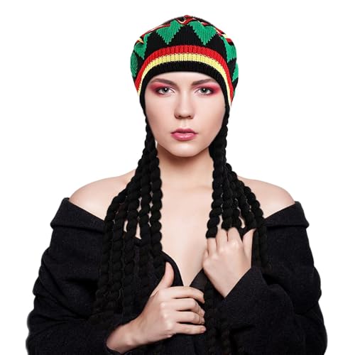Weqizuerqi Dreadlock Eimer Hut, Perücke Dreads Lustiger Hut, Party Festliche Kappe Perücke für Festival Party Theater Karneval Cosplay Halloween Konzert Weqizuerqi Dreadlock Eimer Hut, Perücke Dreads Lustiger Hut, Party Festliche Kappe Perücke für Festival Party Theater Karneval Cosplay Halloween Konzert von Weqizuerqi