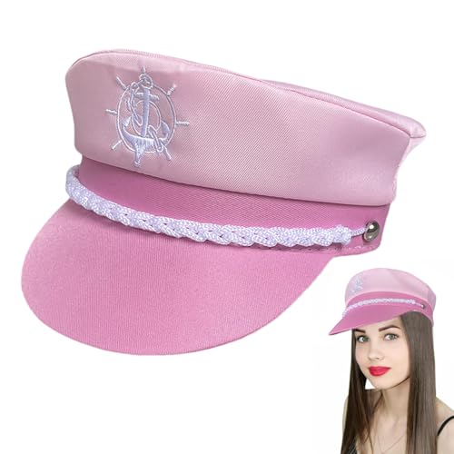 Weqizuerqi Rosa Kapitän Hut | Halloween Kostüm Hut | Verstellbare Requisiten Bequemes Kostüm für Partys Halloween Versammlung Erwachsene Hochzeit Outfit Weqizuerqi Rosa Kapitän Hut | Halloween Kostüm Hut | Verstellbare Requisiten Bequemes Kostüm für Partys Halloween Versammlung Erwachsene Hochzeit Outfit von Weqizuerqi