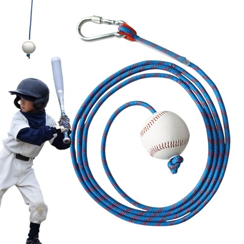 Weqizuerqi Schlagtrainingsgerät, Schlagseil, Baseball-Trainingswerkzeug, Softball-Wurfgurt für Workout, professionelles Spiel, Kinder, Jugendliche Weqizuerqi Schlagtrainingsgerät, Schlagseil, Baseball-Trainingswerkzeug, Softball-Wurfgurt für Workout, professionelles Spiel, Kinder, Jugendliche von Weqizuerqi