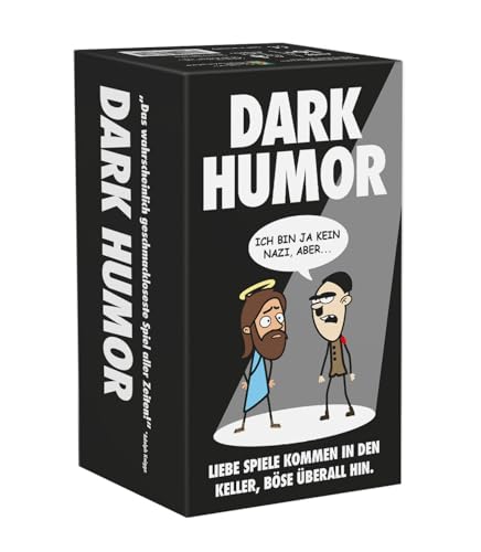 Wer lacht, verliert! Dark Humor Kartenspiel jenseits von Gut und Böse für Fans von schwarzem Humor, Sarkasmus, Tabubruch und Ironie. Jesus trifft auf Hitler! von Wer lacht, verliert!