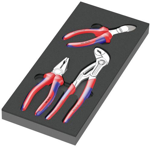 Wera 05150180001 Zangen-Set 3teilig Knipex, mit Schaumstoffeinlage von Wera