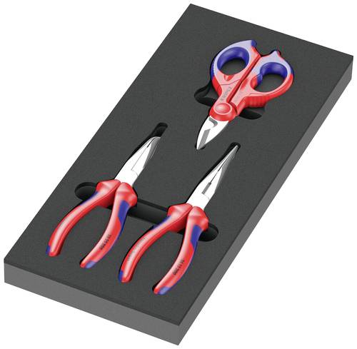 Wera 05150181001 Zangen-Set 3teilig Knipex, mit Schaumstoffeinlage von Wera