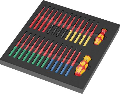 Wera 9751 VDE Schraubendreher-Set 28teilig PH, PZ, TORX, Sechskant, Schlitz von Wera