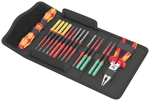 Wera Kraftform Kompakt VDE 17 extra slim 1 Elektriker Wechselklingen-Set von Wera