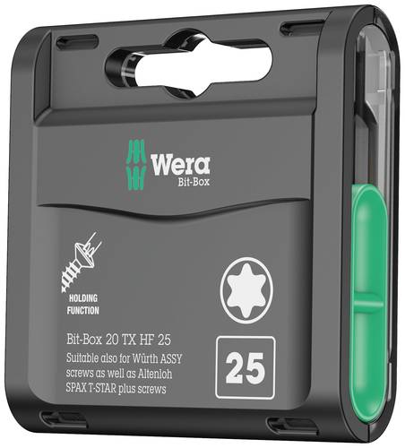 Wera TX HF 05057778001 Torx-Bit TX 25 20 Teile von Wera