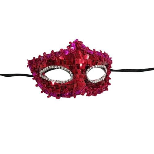 Wesaloes Maske Venezianisch Karneval Classic Augenmaske Maske Karneval Frauen Faschingsmasken Maskenball Masken Venezianische Maske Party Tanzball Gesichtsmaske (One Size) von Wesaloes