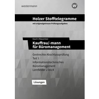 Holzer Stofftelegramme Baden-Württemberg - Kauffrau/-mann für Büromanagement von Westermann Berufliche Bildung