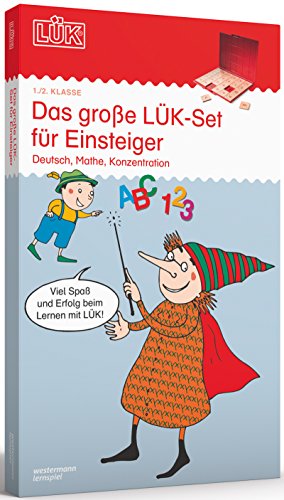 Das große LÜK-Set für Einsteiger: 1./2. Klasse - Mathematik, Deutsch, Konzentration Das große LÜK-Set für Einsteiger (LÜK-Sets: Kasten + Übungsheft/e) von LÜK