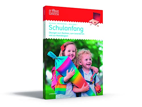 LÜK-Sets: LÜK-Set: 1. Klasse - Mathematik, Deutsch, Konzentration: Schulanfang: Das bunte Lernspiel mit lustigen Aufgaben für Schulanfänger. Übungen ... mit 24 Plättchen, ein Doppelband von LÜK