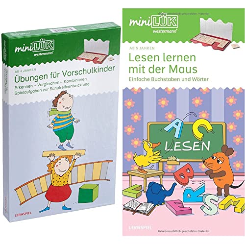 miniLÜK-Sets: miniLÜK-Set: Kindergarten/Vorschule & miniLÜK-Übungshefte: miniLÜK: Vorschule/1.Klasse - Deutsch: Lesen lernen mit der Maus: Vorschule/1. Klasse - Deutsch: Einfache Buchstaben und Wörter von Westermann