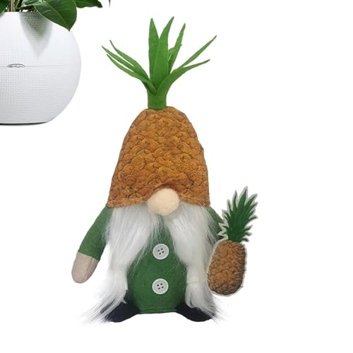 Wezalget Ananas Mann GNOME, Gnom Ananas -Puppe,Ananas gesichtslose alte Mann Plüschpuppe | Nette Exquisite Bauernhaus ausgestopfte Figur für Bett, Tischplatte, Kaminanzeige von Wezalget