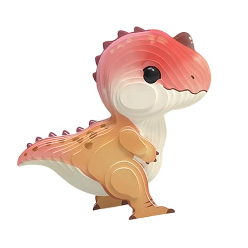 Wezalget Dinosaurier-Puzzle,Dinosaurier-Puzzles für Kinder - Tierpuzzle 3D-Dinosaurier-Puzzlespielzeug,Dinosaurier-Lernaktivität, Lernspielzeug, Tierbausteine für Kinder ab 6 Jahren von Wezalget