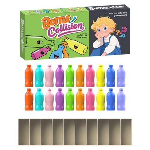 Wezalget Farbzuordnungsspielzeug, Buntes Getränke Farbspiel Brettspiel, Frühkindliches Lernspiel Logisches Denken Puzzle für Schule Reisen Kita Wezalget Farbzuordnungsspielzeug, Buntes Getränke Farbspiel Brettspiel, Frühkindliches Lernspiel Logisches Denken Puzzle für Schule Reisen Kita von Wezalget