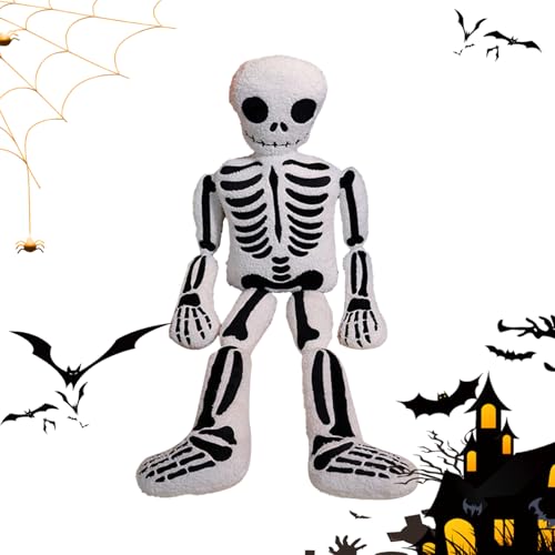 Wezalget Halloween Plüschtier | Niedliche Plüsch-Skelettfiguren Zur Dekoration | Kissen Für Kinder Mädchen Erwachsene | Für Festliche Fotos Innen Wohnzimmer Schlafzimmer Büro Wezalget Halloween Plüschtier | Niedliche Plüsch-Skelettfiguren Zur Dekoration | Kissen Für Kinder Mädchen Erwachsene | Für Festliche Fotos Innen Wohnzimmer Schlafzimmer Büro von Wezalget