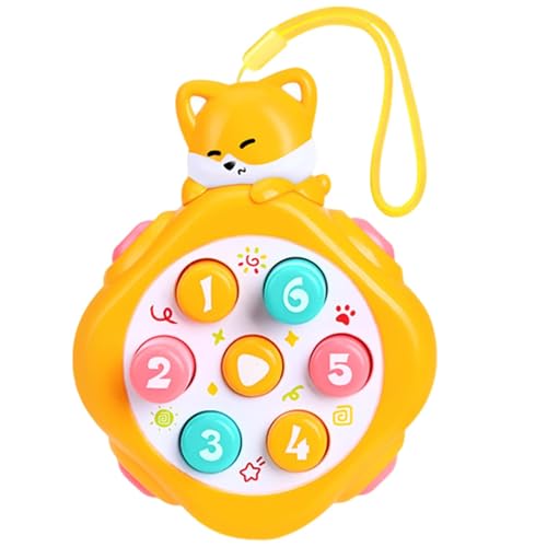 Wezalget Handheld-Fingerspiel, Finger-Popper-Spielzeug - Whack-Button-Spiel,Interaktive Puzzle-Spielmaschine, pädagogischer Whack-Button-Spielspaß für Kinder und Erwachsene von Wezalget