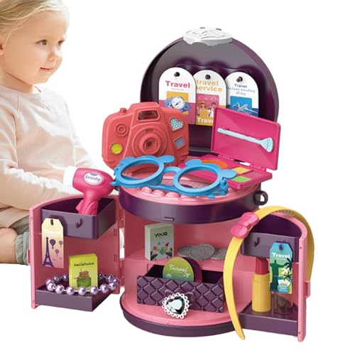 Wezalget Kleinkind-Kochen-Spielset, Küchenzubehör - 26 Stück Rollenspiele auf sichere Weise | Helle und farbenfrohe Spiel-Essenssets für Kinder ab 3 Jahren, und Mädchen von Wezalget