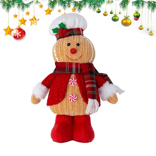 Wezalget Mann-Stofftier, Weihnachts-Mann-Plüschspielzeug, Plüschkissen, Niedliche, lustige Plüschtiere in Form für Sofa, Weihnachtsfeier, Dekoration, Weihnachtsbaum Wezalget Mann-Stofftier, Weihnachts-Mann-Plüschspielzeug, Plüschkissen, Niedliche, lustige Plüschtiere in Form für Sofa, Weihnachtsfeier, Dekoration, Weihnachtsbaum von Wezalget