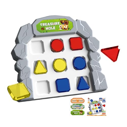 Wezalget Schatz-Brettspiel für Kinder, Rennen um den Schatz-Brettspiel | Interaktives Tischspielset - Interaktives STEM-Puzzle-Spielset, Lernspielzeug zum Denken, reibungsloses Tischspiel für Mädchen von Wezalget