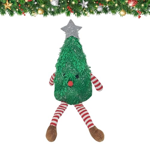 Wezalget Weihnachtspuppe | Süße Weihnachtsbaumpuppe | Weiche Figuren Festliches Spiel für Reise Zuhause Dekoration Schreibtisch Spielzeug Kinder Spaß Wezalget Weihnachtspuppe | Süße Weihnachtsbaumpuppe | Weiche Figuren Festliches Spiel für Reise Zuhause Dekoration Schreibtisch Spielzeug Kinder Spaß von Wezalget
