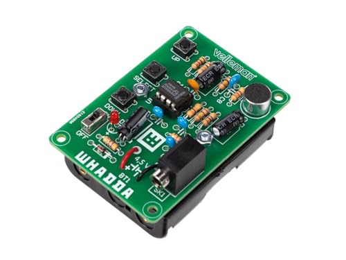 Whadda Lötkit, Stimmenverzerrer mit 4 Tasten zur Steuerung der Verzerrungsoptionen und zur Regelung der Tonhöhe, perfekt für Roboter- oder Alien-Cosplay, Theater und Workshops Whadda Lötkit, Stimmenverzerrer mit 4 Tasten zur Steuerung der Verzerrungsoptionen und zur Regelung der Tonhöhe, perfekt für Roboter- oder Alien-Cosplay, Theater und Workshops von Whadda