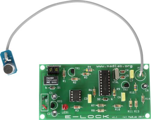 Whadda WSG101 Elektronisches Codeschloss Ausführung (Bausatz/Baustein): Bausatz 9V von Whadda