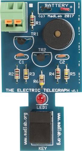 Whadda WSG109 Elektrischer Telegraf Ausführung (Bausatz/Baustein): Bausatz 9V von Whadda