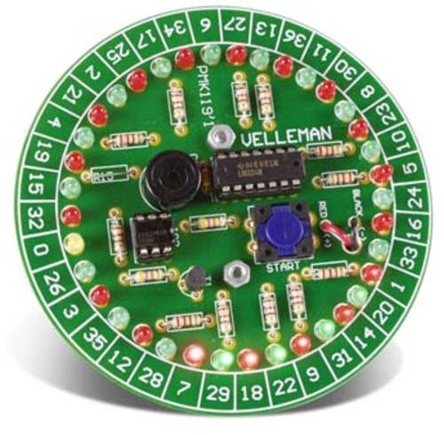 Whadda WSG119 LED Bausatz ROULETTE von Whadda