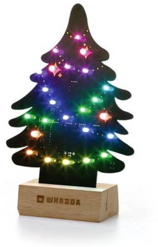 Whadda WSPXL100 LED Bausatz Weihnachtsbaum XL-Löt- Programmierkit von Whadda