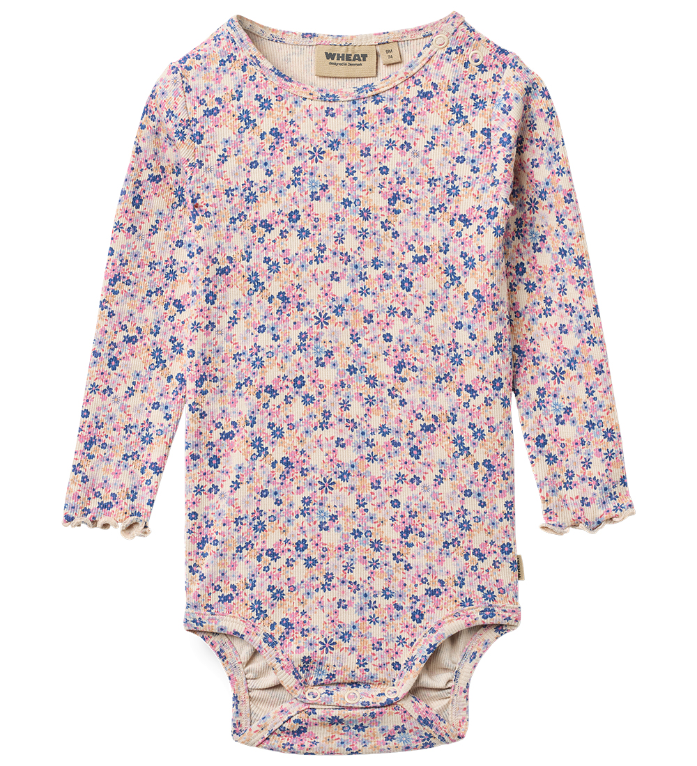 Wheat Body l/ä - Rib - Rie - Pink Blue Blumen - Wheat - 62 - Body L/Ä Wheat Body l/ä - Rib - Rie - Pink Blue Blumen - Wheat - 62 - Body L/Ä von Wheat