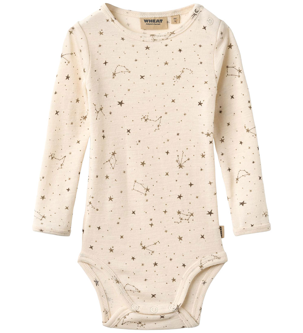Wheat Body l/ä - Wolle - Lucca - Eierschalensterne - Wheat - 62 - Body L/Ä Wheat Body l/ä - Wolle - Lucca - Eierschalensterne - Wheat - 62 - Body L/Ä von Wheat