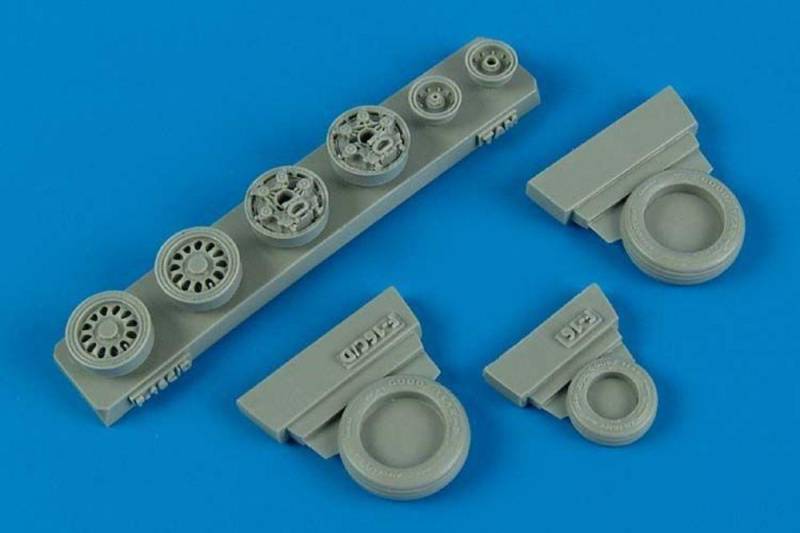 F-16C/CJ (block 50/52) weighted wheels von Wheelliant