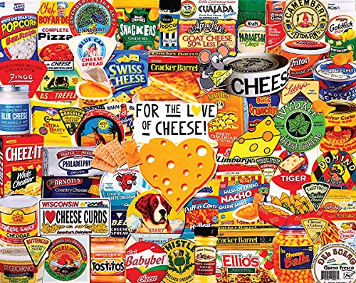 White Mountain Puzzles I Love Cheese Puzzle, 1000 Teile von White Mountain