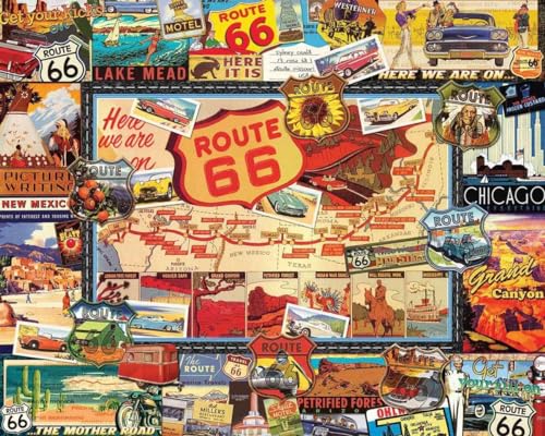 White Mountain 747 Route 66 Puzzle, 1 EA von White Mountain