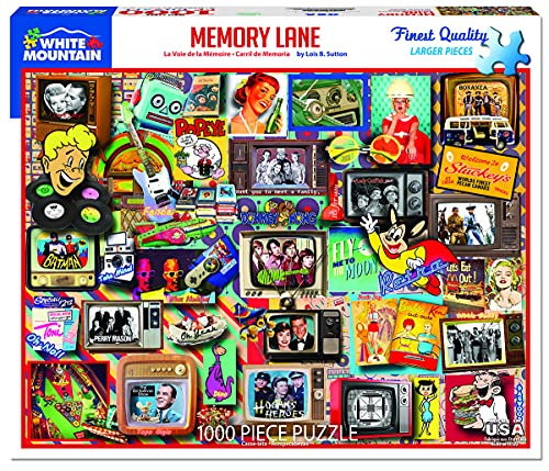 Memory Lane Puzzle, 610 x 760 mm, 1000 Teile von White Mountain