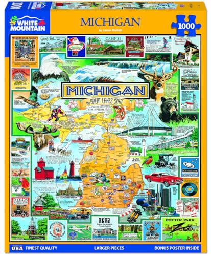 Puzzle 1000 Teile - Best of Michigan von White Mountain