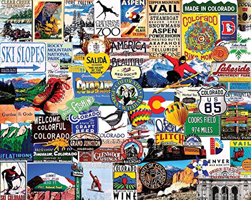 Unbekannt White Mountain 1179PZ - Girard: Ich Liebe Colorado - 1000 Teile Puzzle von White Mountain