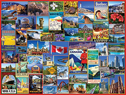 White Mountain Puzzles Best Places in Canada - 1000 Teile Puzzle von White Mountain