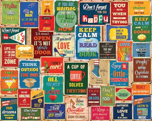 Words of Wisdom 1000 Piece Jigsaw Puzzle - White Mountain Words of Wisdom 1000 Piece Jigsaw Puzzle - White Mountain von White Mountain