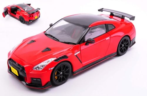 Modell in Maßstab Whitebox kompatibel mit NISSAN GT-R (R35) NISMO 2021 RED 1:24 SCALE MODEL WB124231 241220 von Whitebox