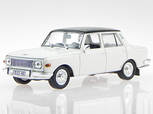 Wartburg 353 weiss schwarz Modellauto WB215 Whitebox 1:43 von Whitebox