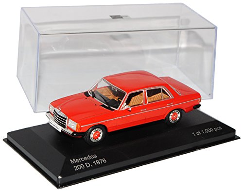 Whitebox Mercedes-Benz W123 200D E-Klasse Limousine Rot 1975-1986 1/43 Modell Auto von Whitebox