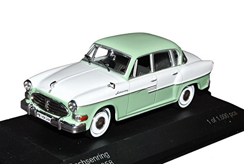 Whitebox Sachsenring P240 Limousine Grün Weiss 1/43 Modell Auto von Whitebox