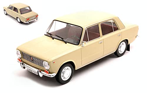 Whitebox Scale Modell KOMPATIBEL MIT Lada 1200 Yellow 1:24 WB124061 von Whitebox