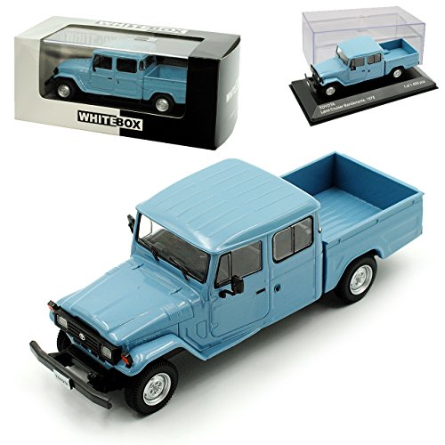 Whitebox T*o*y*o*t*a Bandeirante J5 Baugleich Land Cruiser J4 Blau 1958-2001 limitiert 1 von 1000 Stück 1/43 Modell Auto mit individiuellem Wunschkennzeichen von Whitebox