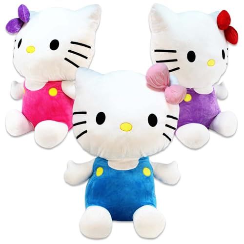 Hello Kitty Stofftier XXL – 81 cm, Füllung aus recyceltem Material, kuschelig weich, gestickte Augen (Set) von Whitehouse Leisure International Ltd.