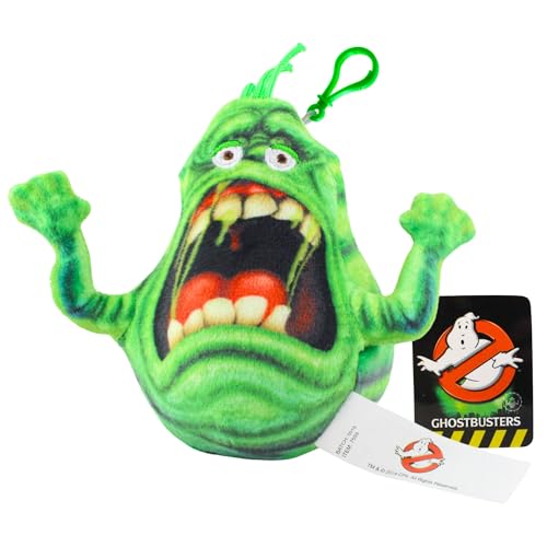 Whitehouse Leisure Ghostbusters 12 cm Stofftier-Schlüsselanhänger, Taschenclip, Plüsch, schlanker von Whitehouse Leisure