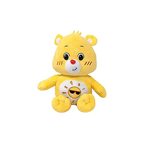 Glücksbärchis Care Bears Glücksbärchen Plüsch 6 versch. Figuren, 21 cm ORIGINAL Kuscheltier - UNLOCK The MAGIC - super weicher Plüschbär, Teddybär Stofftier für Kinder (Sonnenscheinbärchi) von Whitehouse