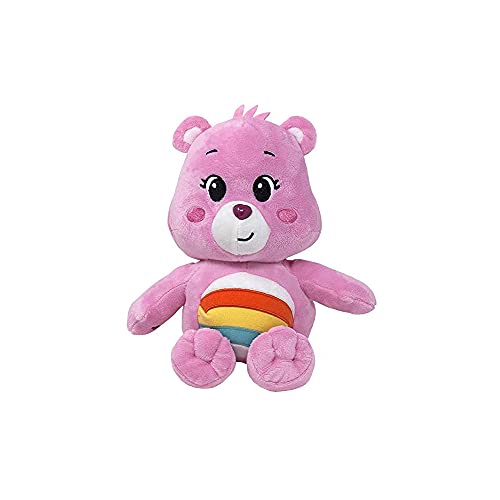 Whitehouse Glücksbärchis Care Bears Plüsch 6 versch. Figuren, 28 cm ORIGINAL Kuscheltier - Unlock The Magic - super weicher Plüschbär, Teddybär Stofftier Glücksbärchen für Kinder (Hurra Bärchi) von MINIONS